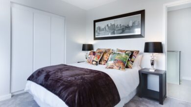 boho bedroom decor ideas with warm textiles rattan and macrame accents