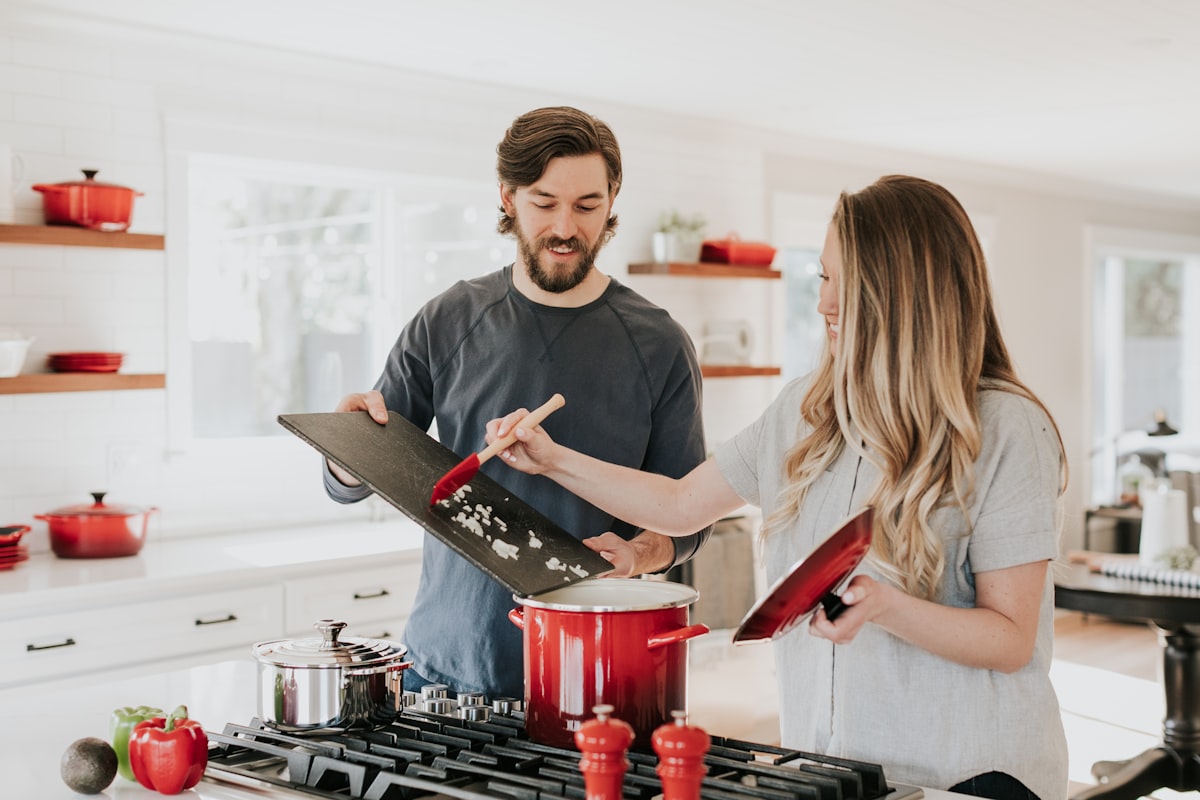 Kitchen countertop styling