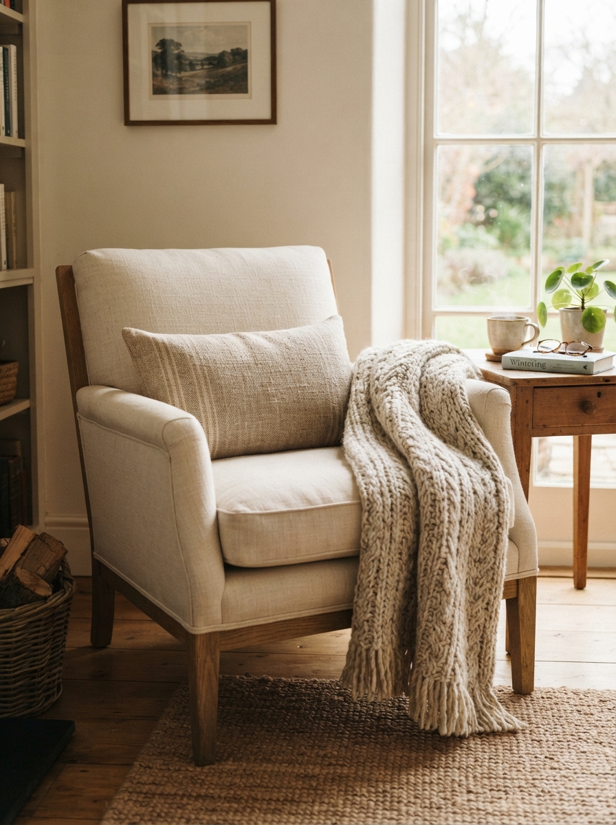 Throw blanket and pillow