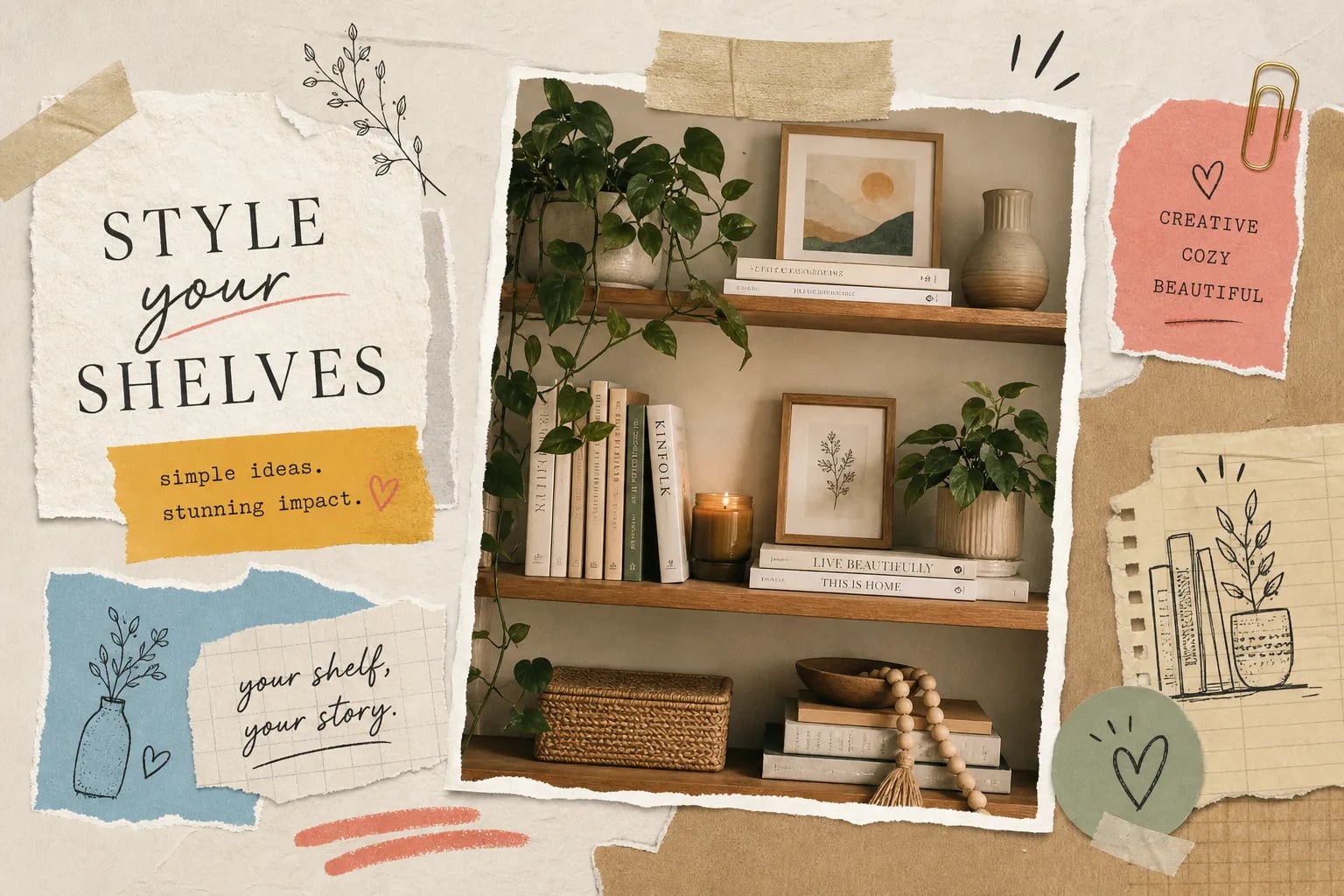 Bookshelf decor ideas that make your shelves look stunning
