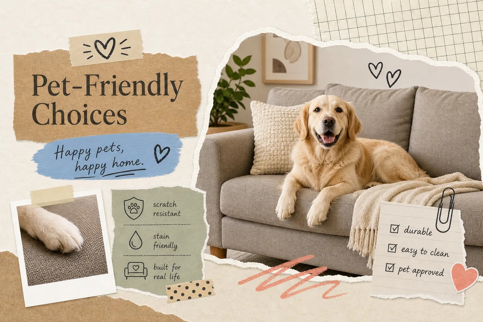 Pet friendly furniture what to look for before you buy