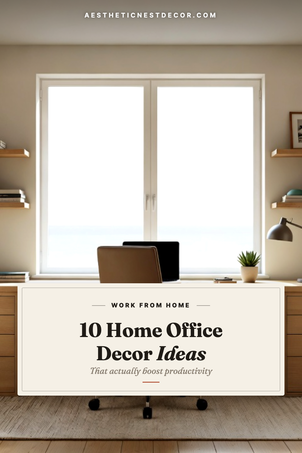 V2 home office decor card