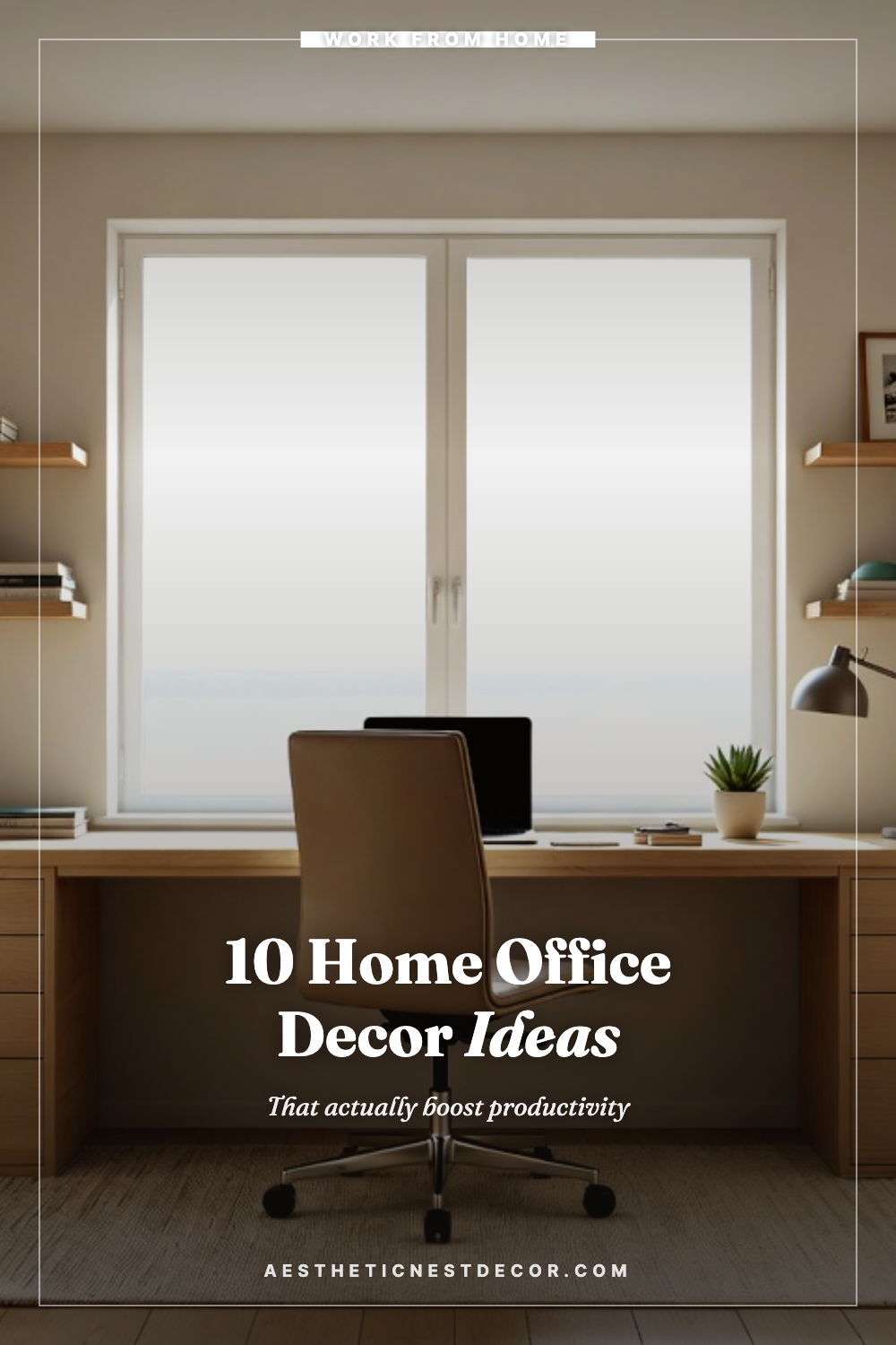 V2 home office decor frame