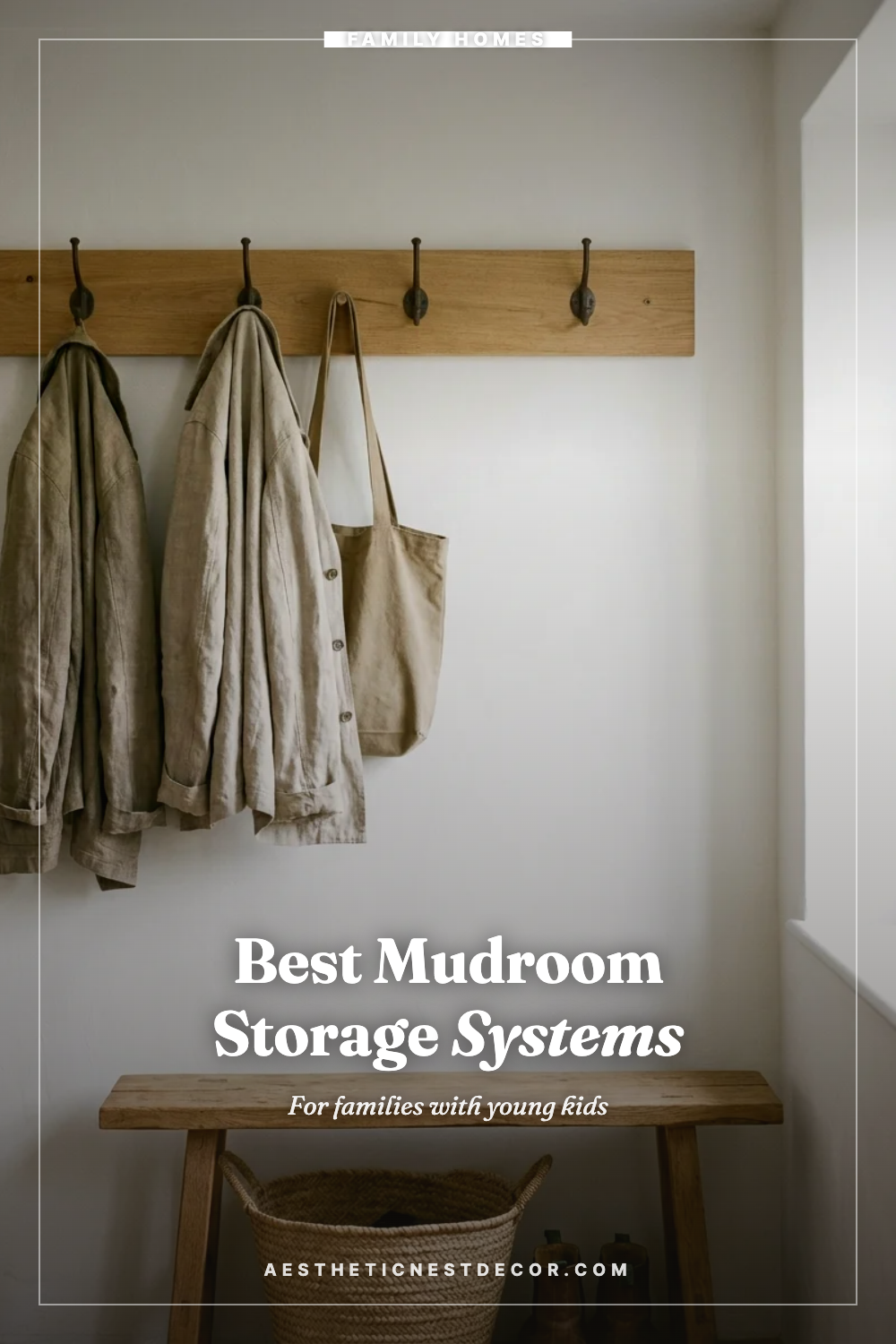 V2 mudroom storage frame