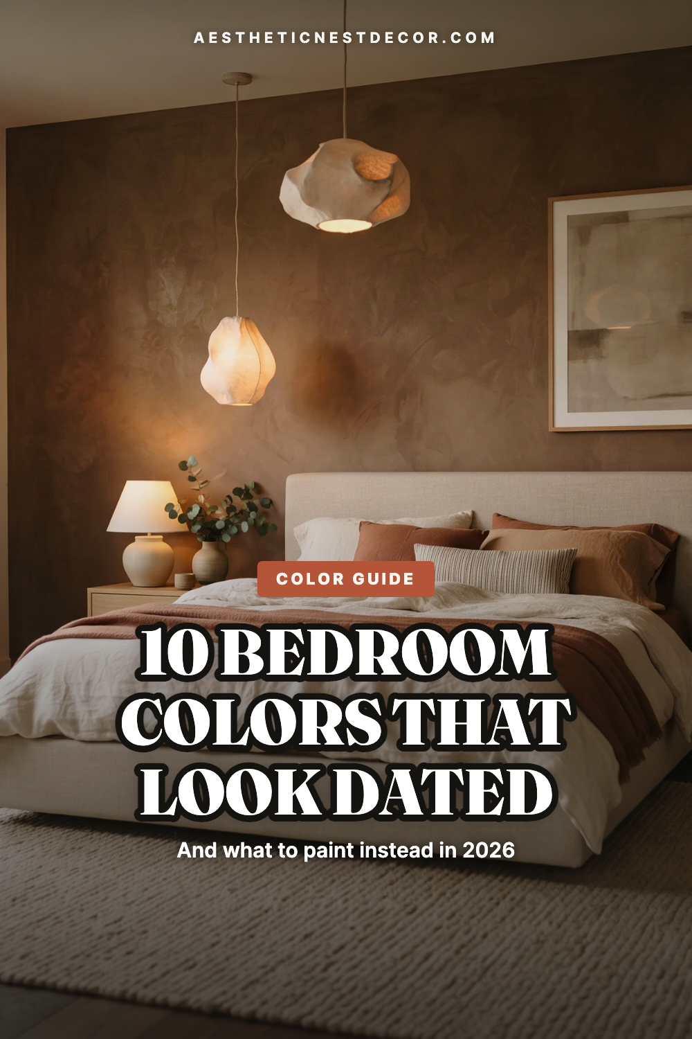 V2 outdated bedroom colors chip