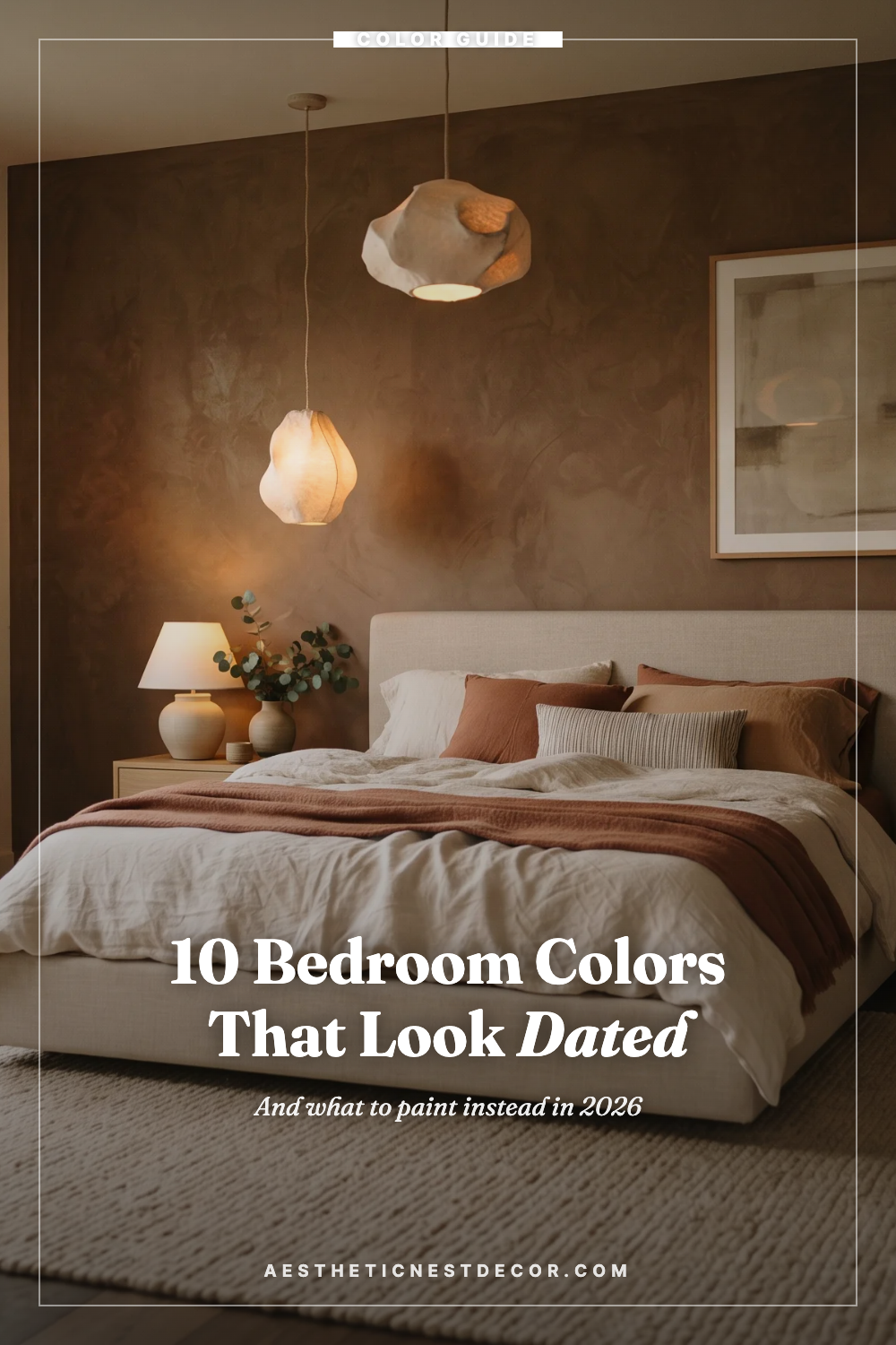 V2 outdated bedroom colors frame
