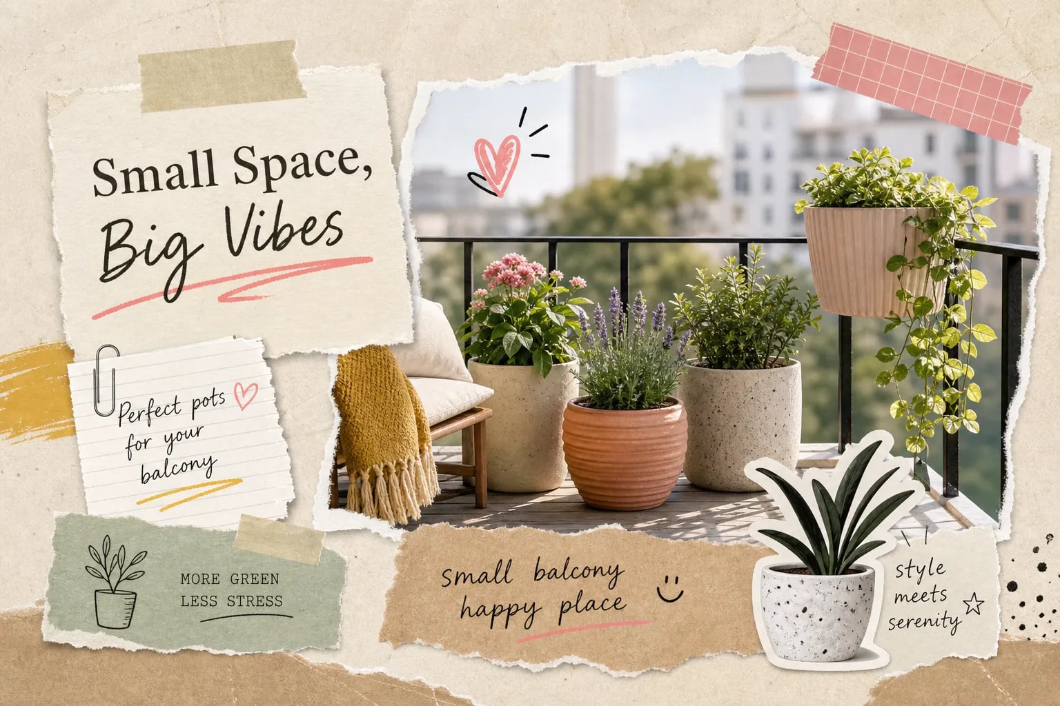 Best balcony pots for small outdoor spaces