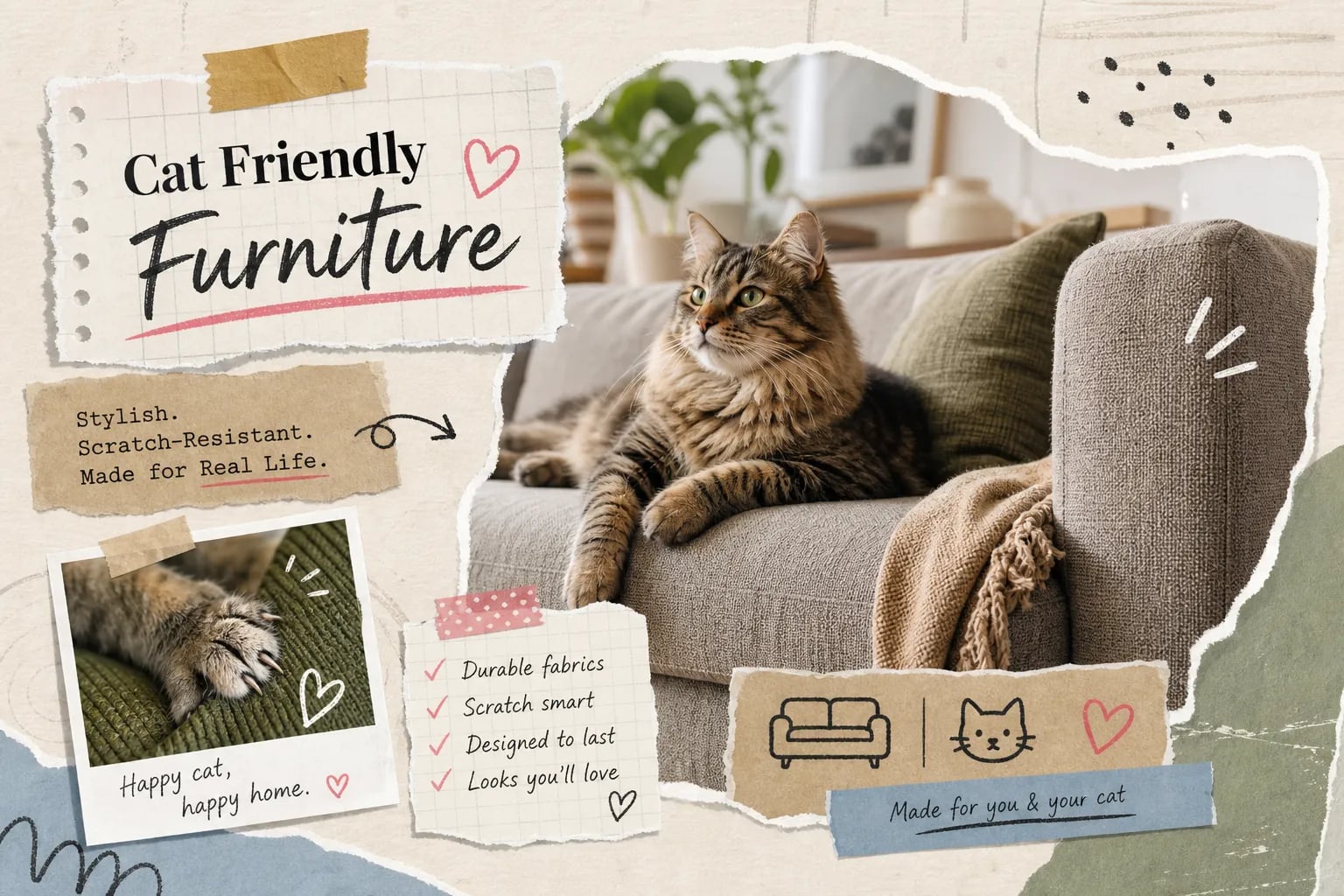 Best cat friendly furniture that looks stylish and survives scratching