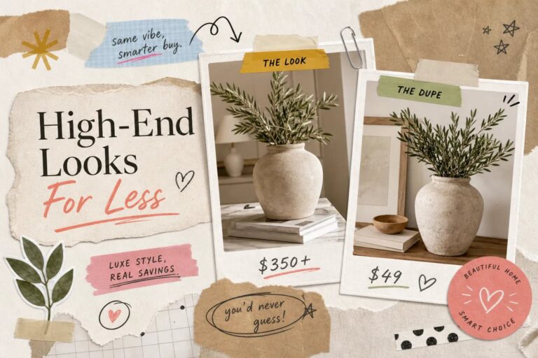 High-End Home Decor Dupes That Look Like the Real Thing