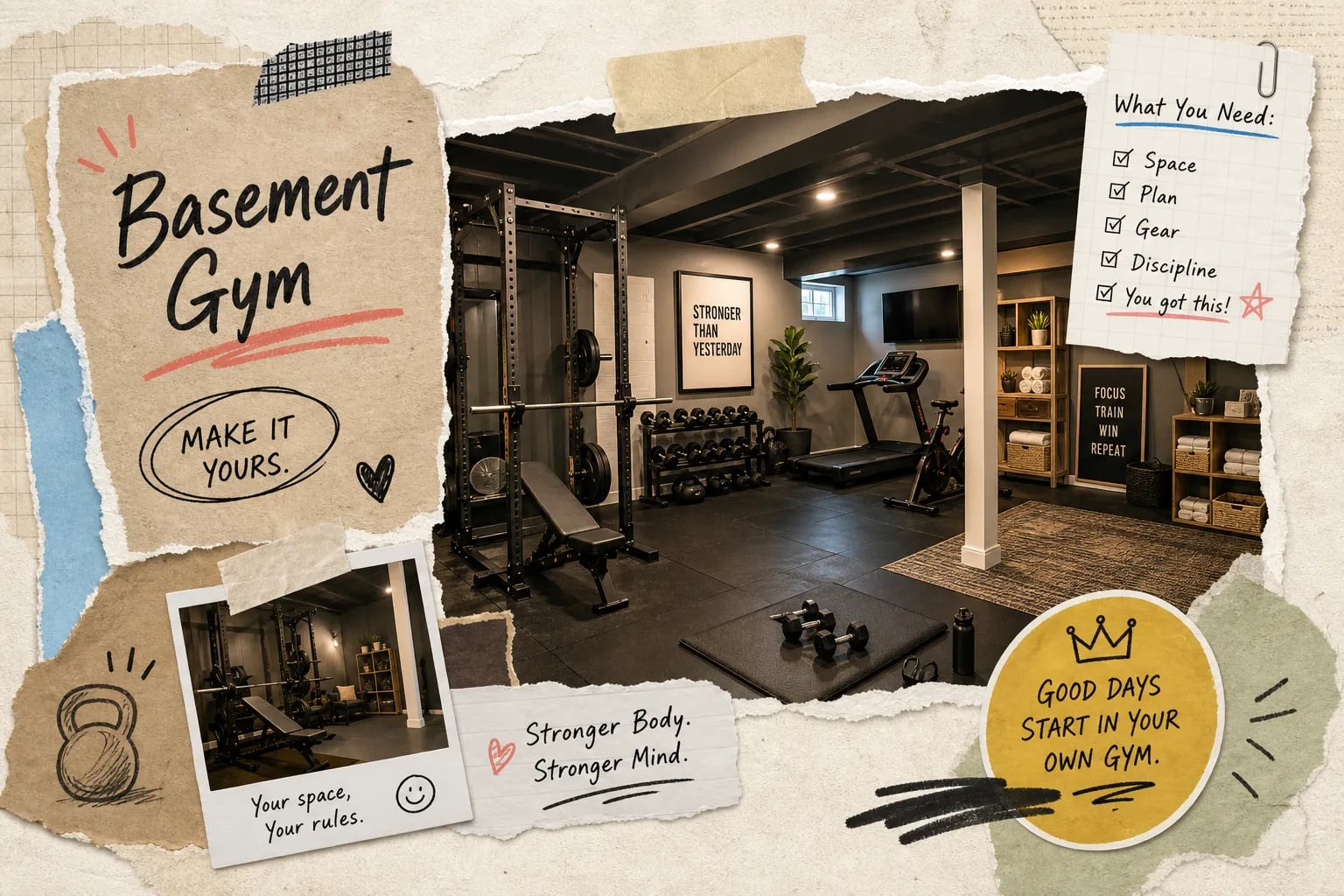 Home gym in basement ideas that actually work