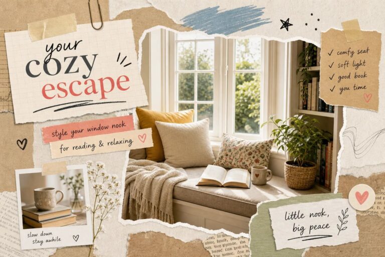 How to Style a Window Nook for Reading and Relaxing
