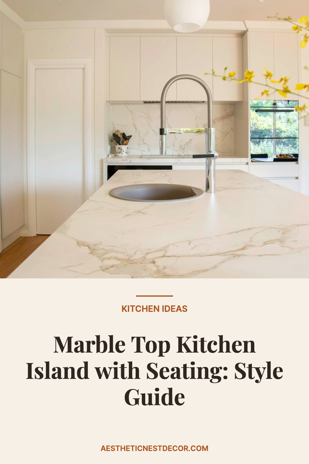 Marble Top Kitchen Island with Seating: Style Guide