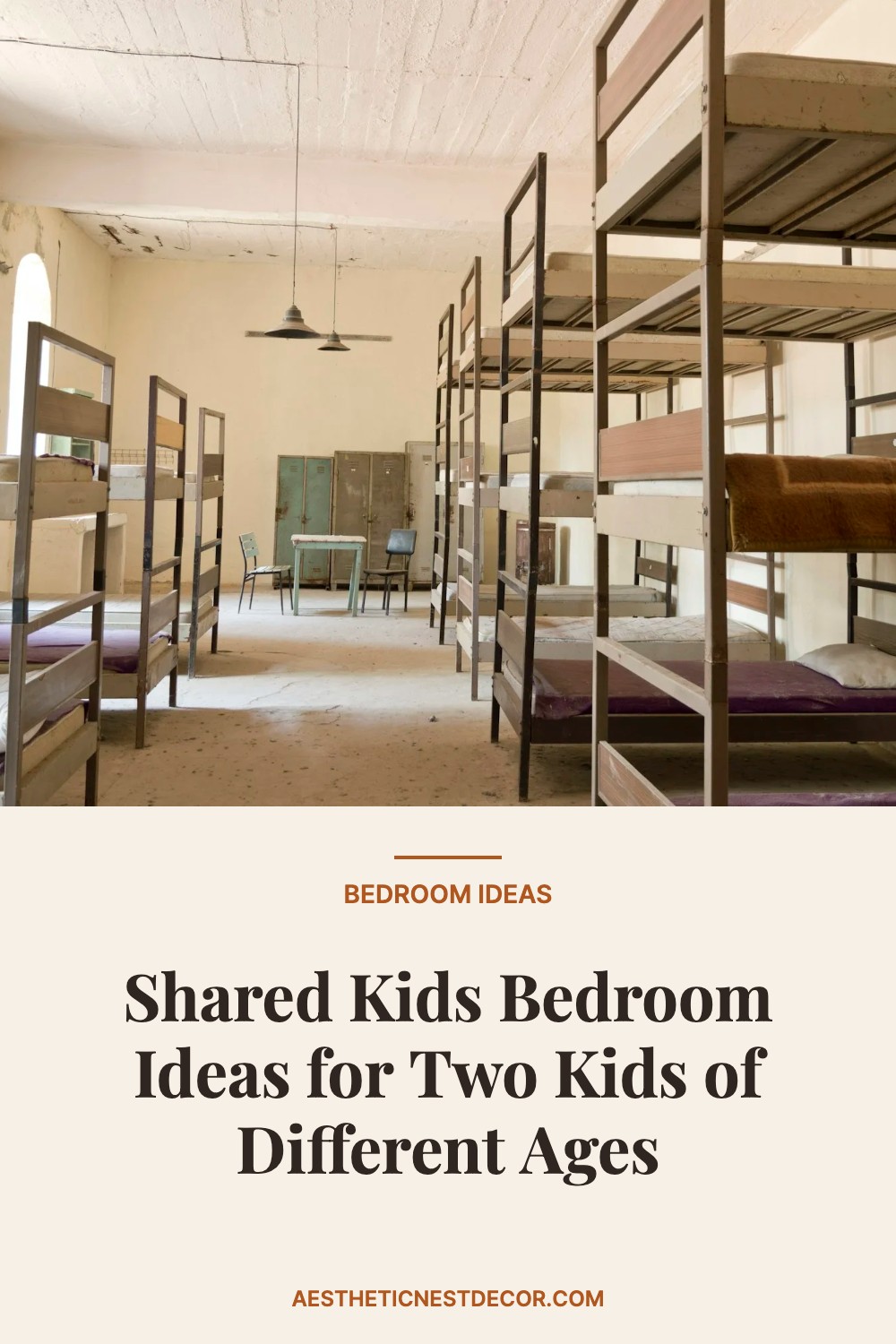 Shared Kids Bedroom Ideas for Two Kids of Different Ages