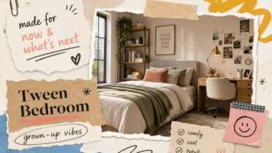 Tween Bedroom Design Ideas That Feel Grown-Up