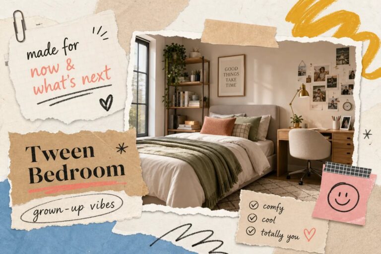 Tween Bedroom Design Ideas That Feel Grown-Up