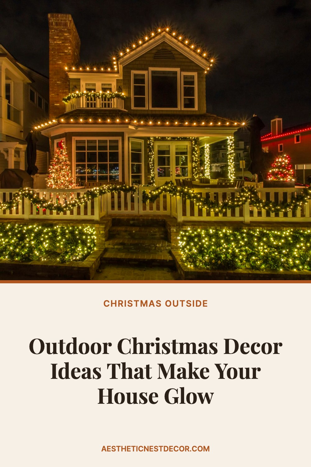Outdoor Christmas Decor Ideas: 25 Ways to Make Your House Glow