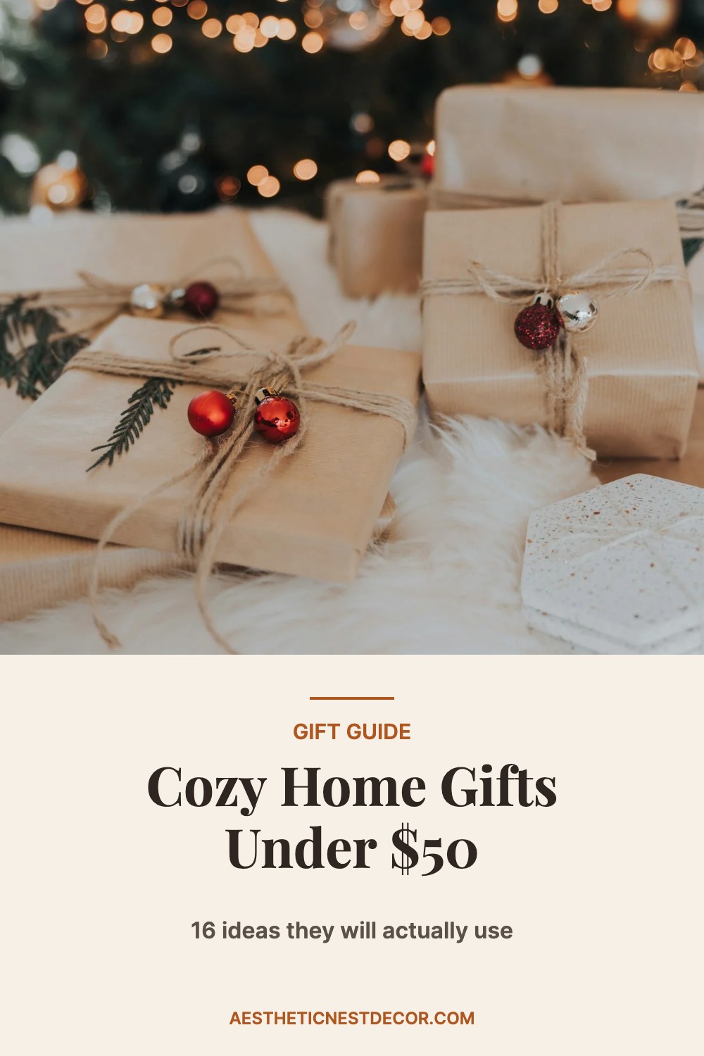 Cozy Home Gifts Under $50 – 16 Ideas They Will Actually Use