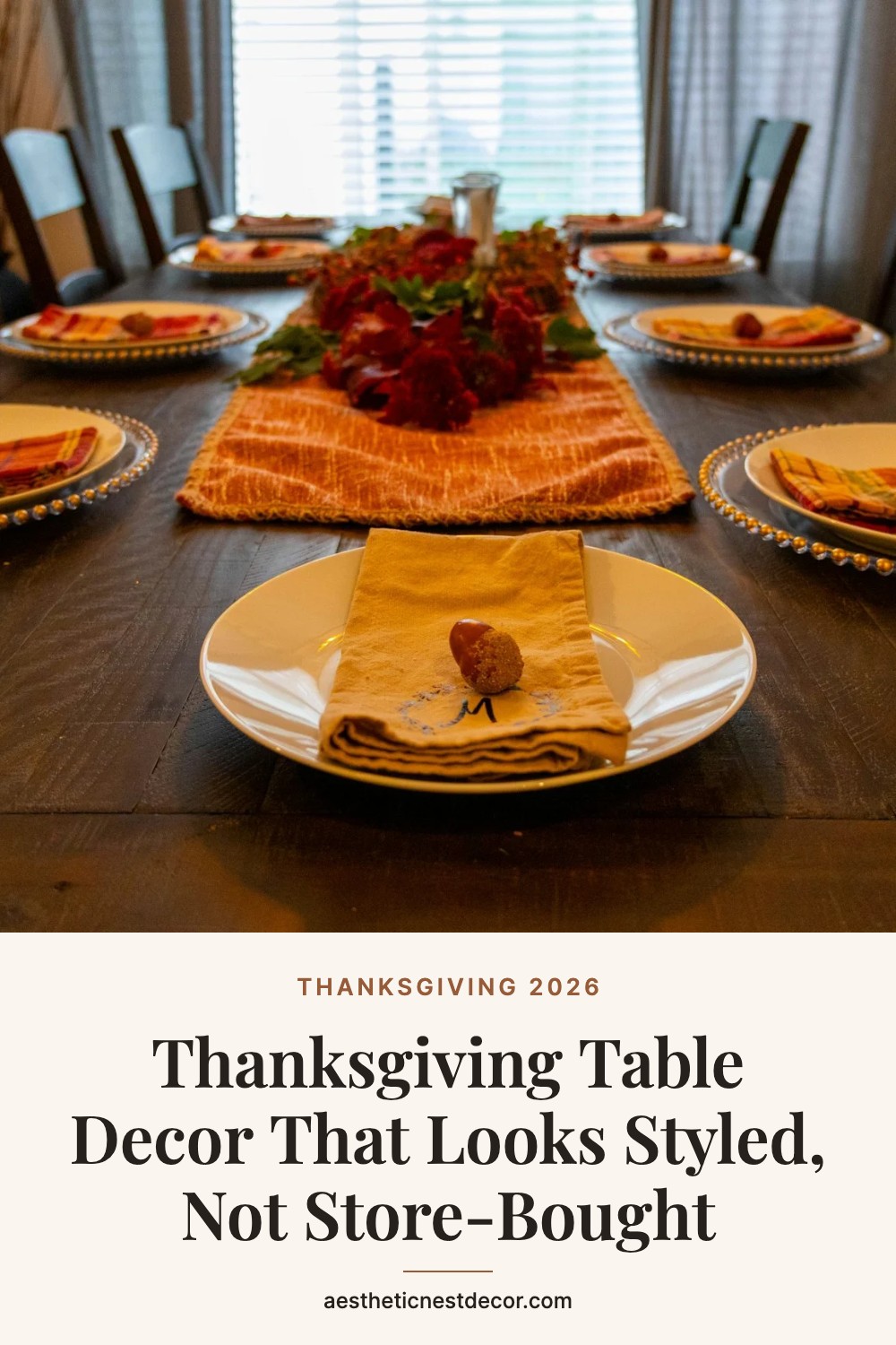 Thanksgiving Table Decor That Looks Styled, Not Store-Bought